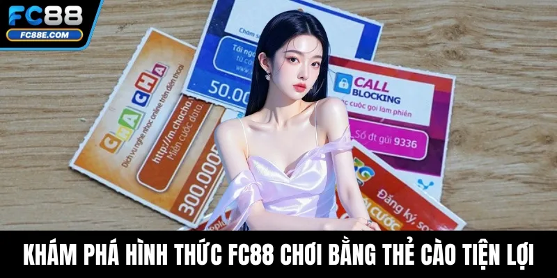 Khám phá hình thức FC88 chơi bằng thẻ cào tiện lợi